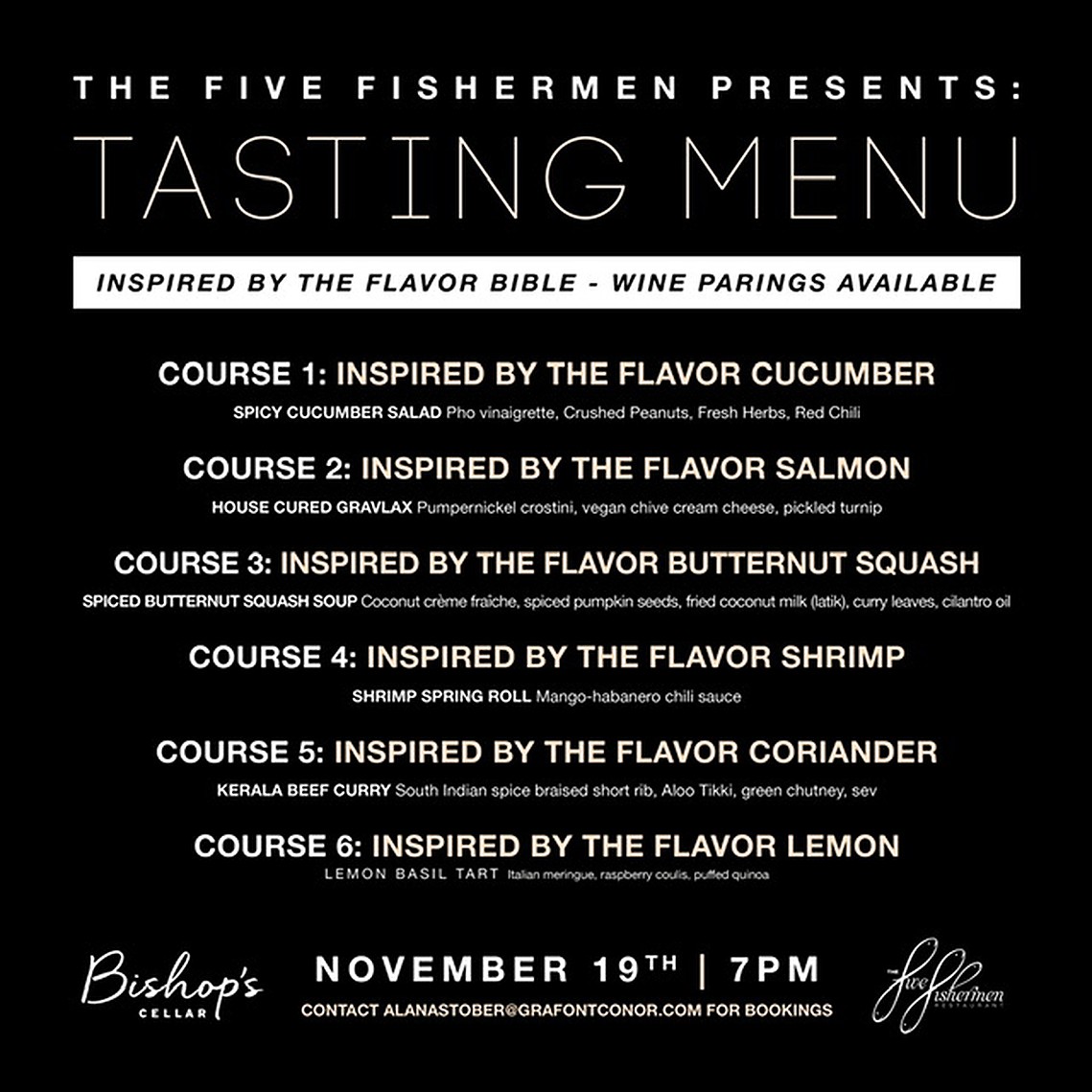 FFR_Flavour Bible Tasting Menu